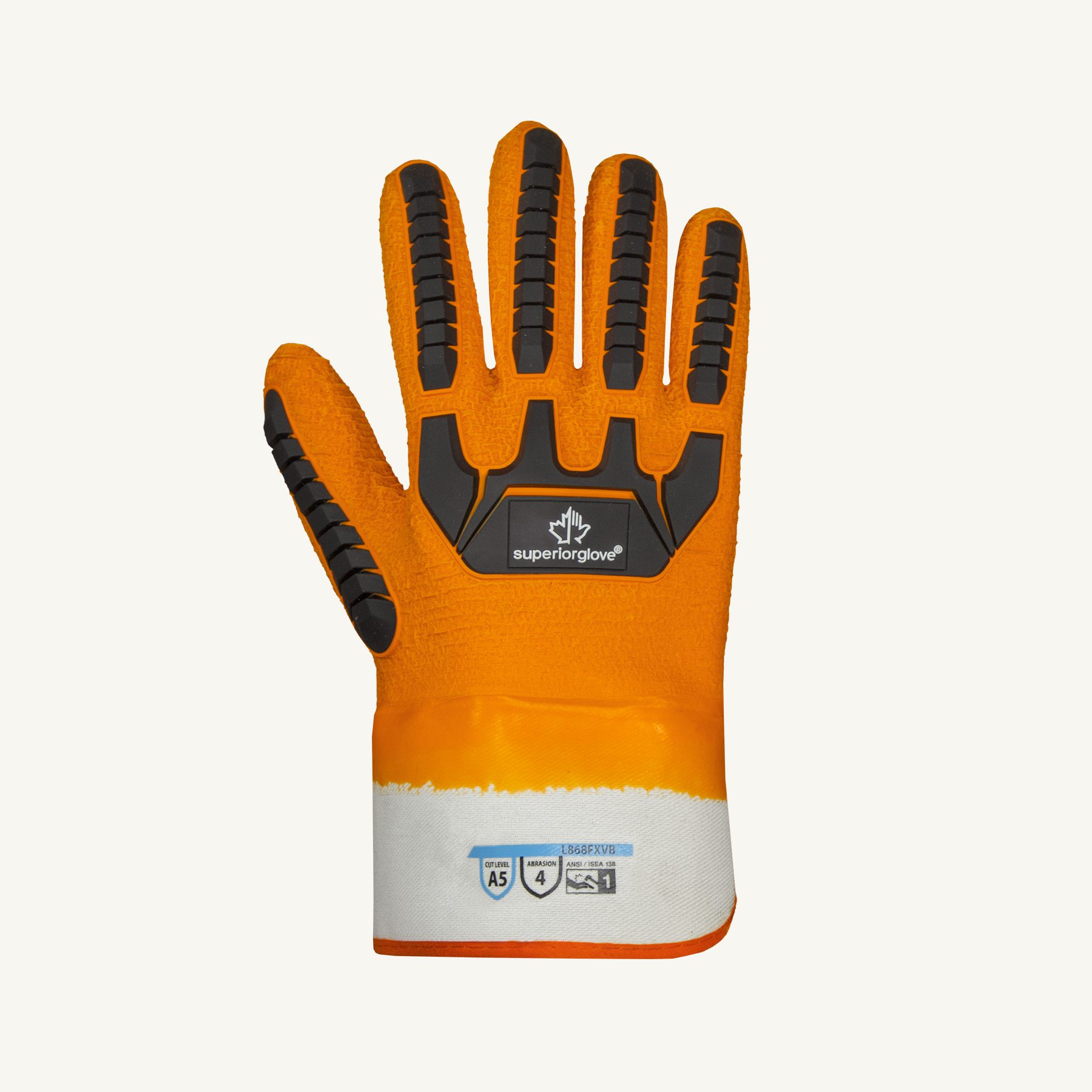 Superior Glove® Chemstop™ L868FXVB Impact Chemical Cut Gloves 